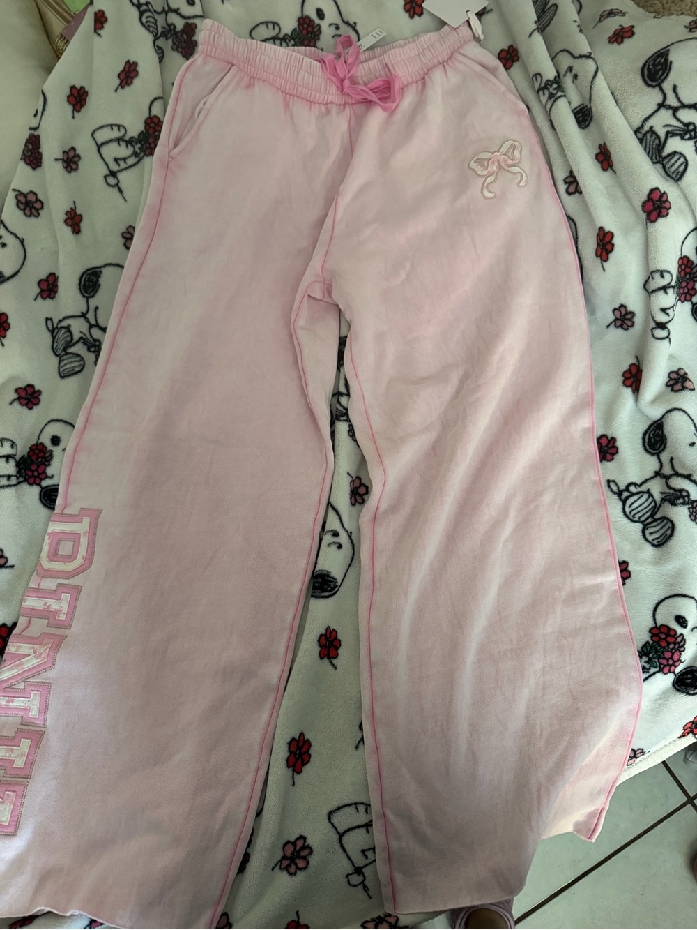 Victoria Secret’s Pink LoveShackFancy Sweatpants